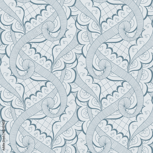 Abstract seamless doodle pattern