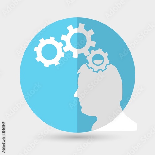 Wallpaper Mural Vector gears, technical, mechanical illustration Torontodigital.ca