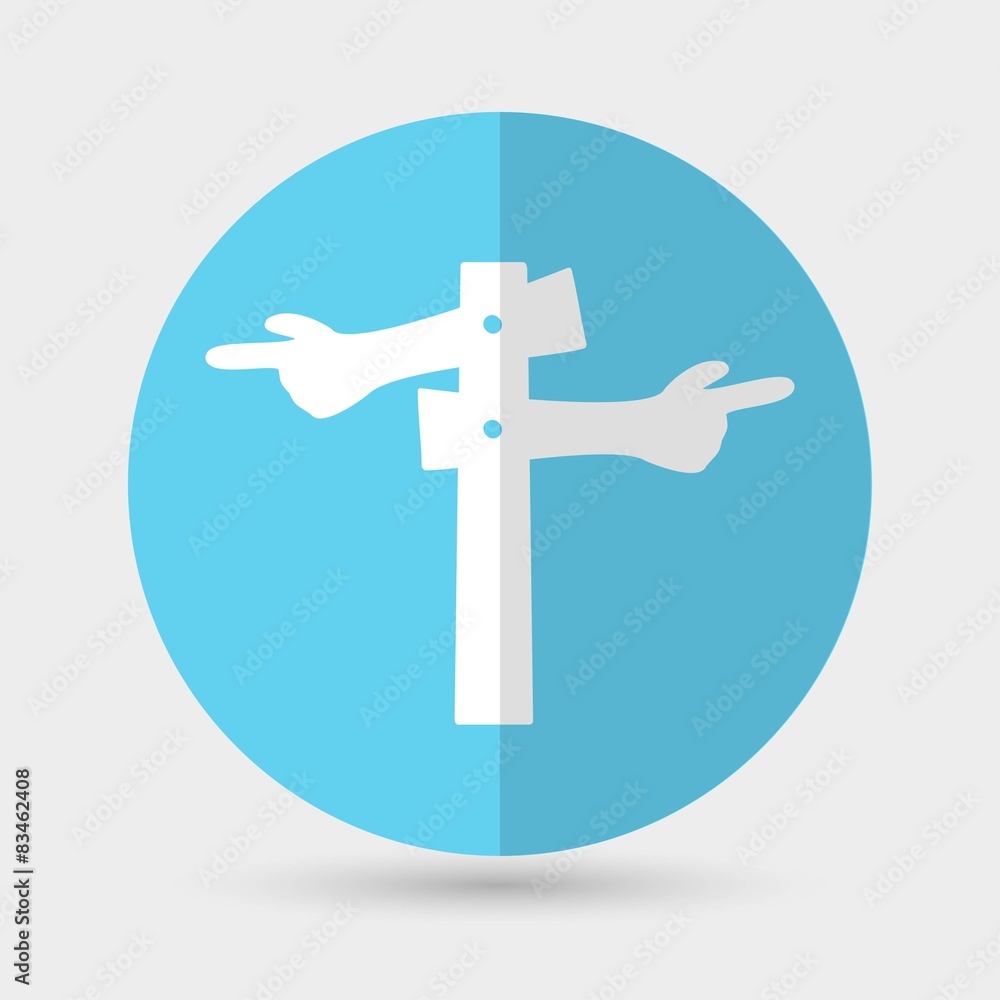blank road sign icon on a white background blank road sign icon on a white background