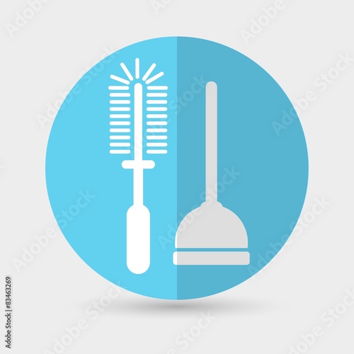 Plunger Vector Illustration