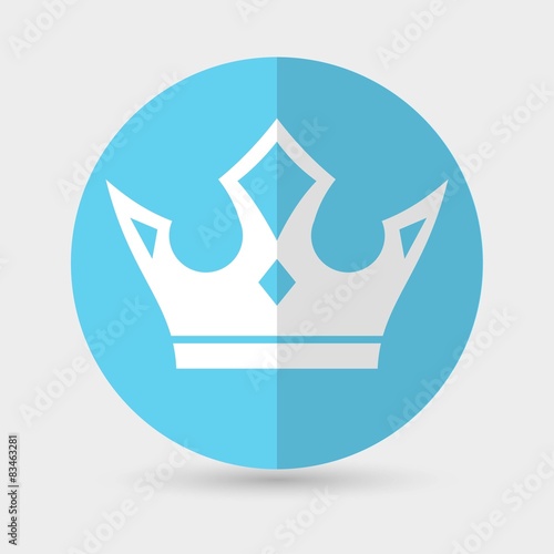 Crown icon on a white background