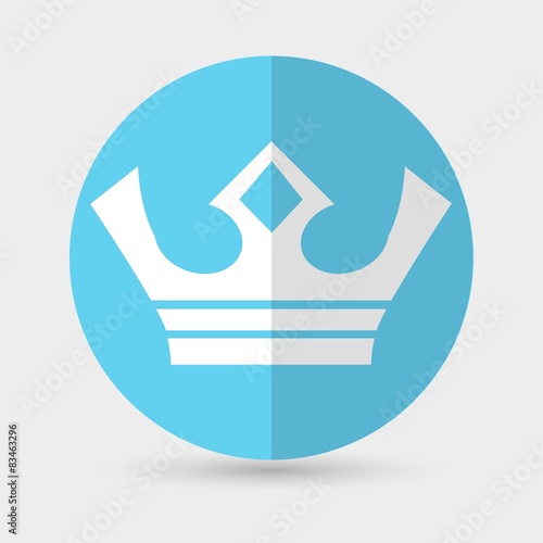 Crown icon on a white background