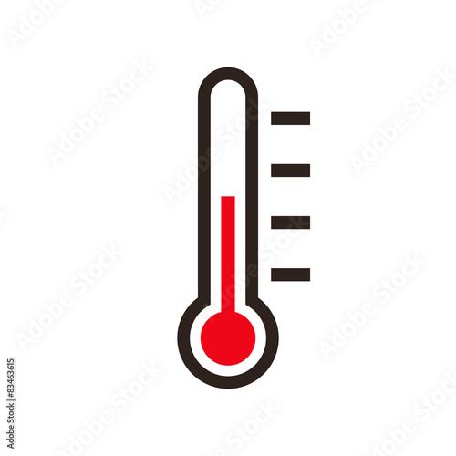 Fototapet Thermometer icon
