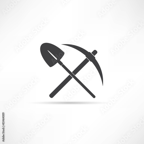 pick and shovel  symbol