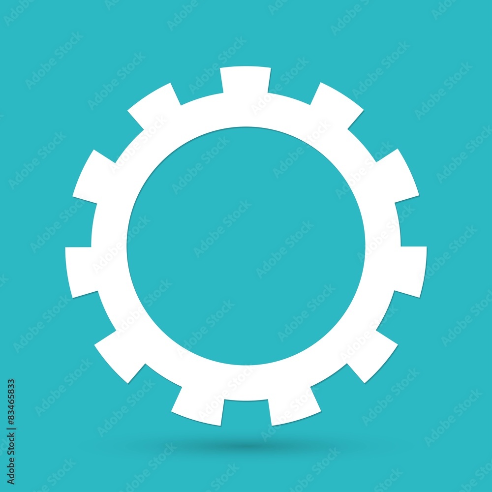 Cogs - vector icon Cogs - vector icon