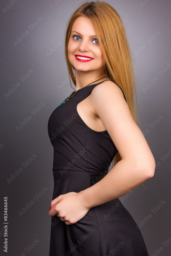 Closeup portrait of a beautiful blonde woman Closeup portrait of a beautiful blonde woman