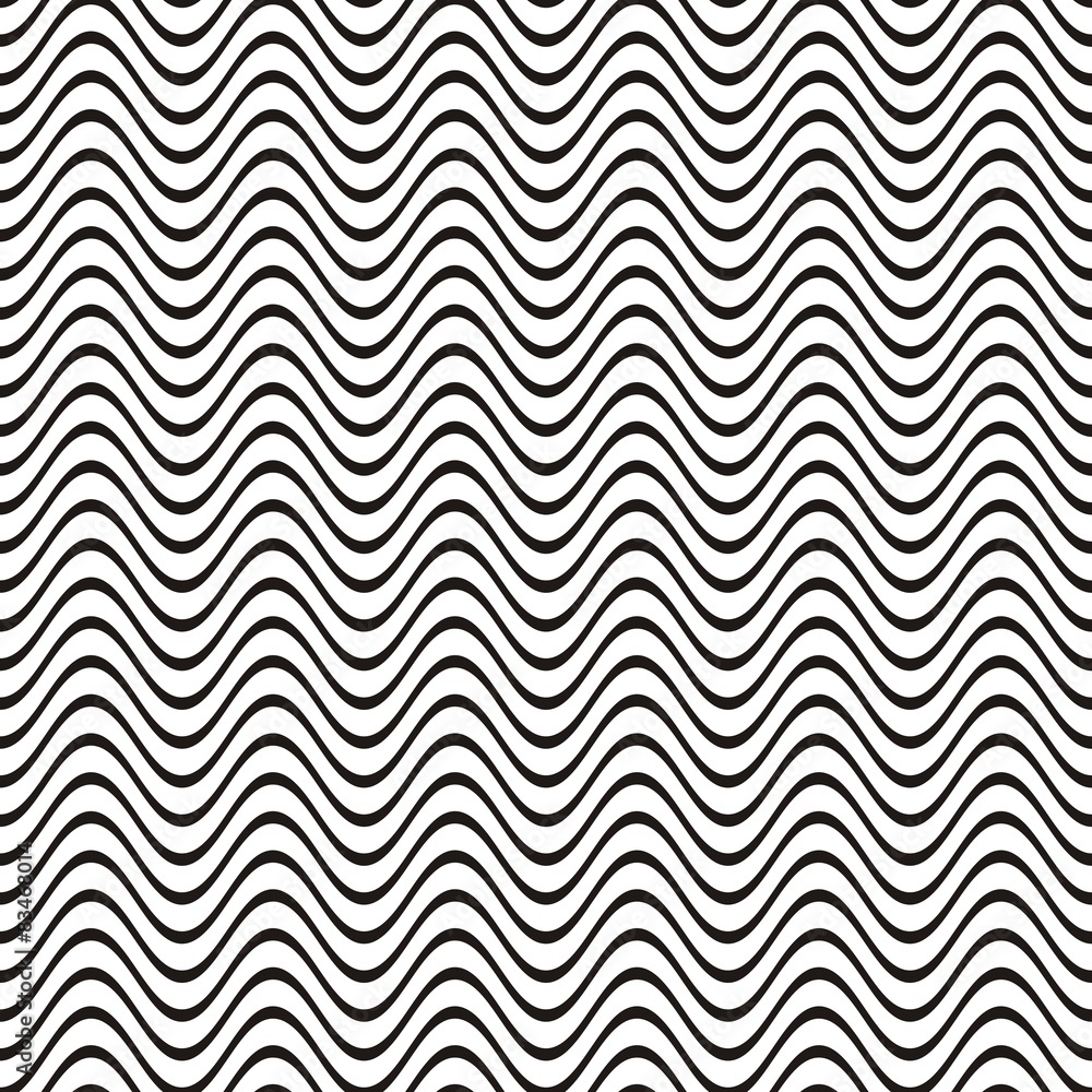 Seamless wavy line pattern Seamless wavy line pattern