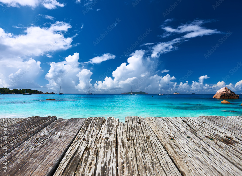 Fototapeta premium Beautiful beach at Seychelles