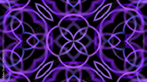 Wallpaper Mural Abstract moving violet rings Torontodigital.ca