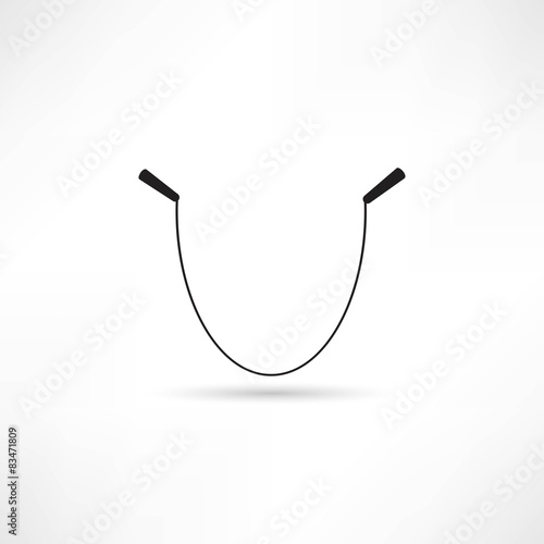 gym rope vector icon