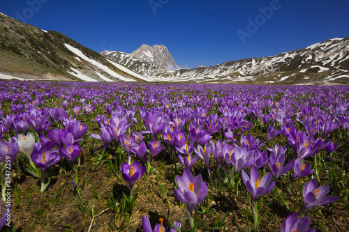 Vetta del Gran Sasso d'Italia in Abruzzo