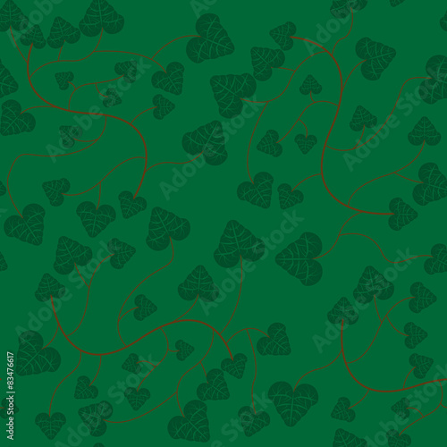seamless background pattern ivy vector