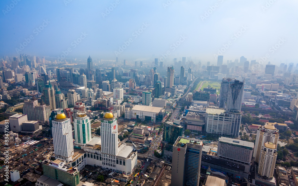 Bangkok city.  cityscape of bangkok