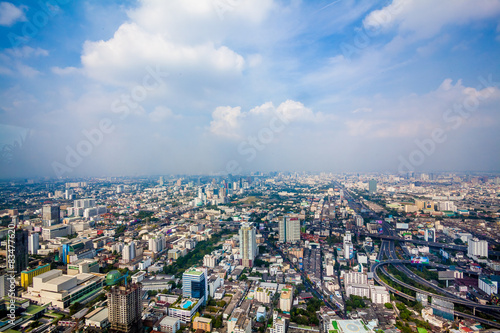 Bangkok city. cityscape of bangkok © EwaStudio