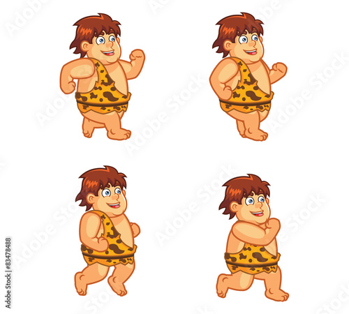 Cave Boy Running Sprite
