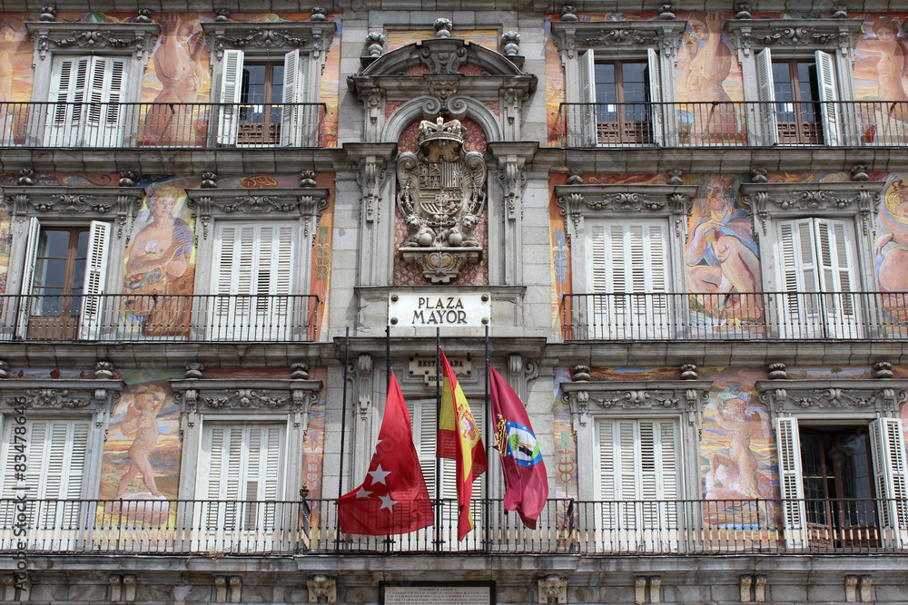 Fototapeta premium Plaza Mayor, Madrid, Spain