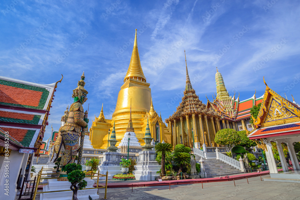 Fototapeta premium Świątynia Wat Phrakaew, Bangkok, Tajlandia