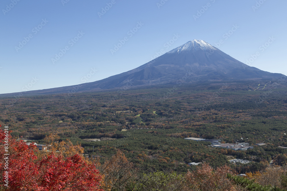 Mt.Fuji in autumn, Japan