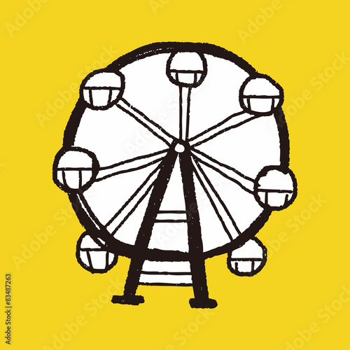 Ferris wheel doodle