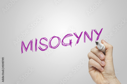 Hand writing misogyny