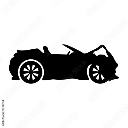 Vector sign. Car.