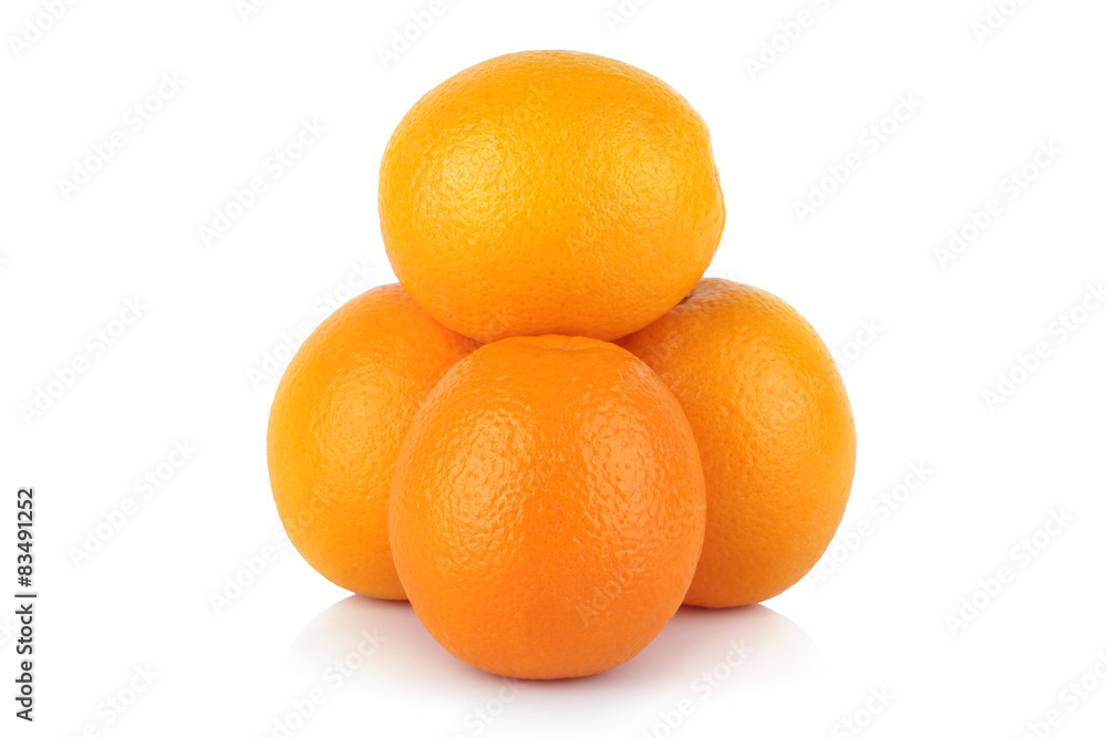 fresh orange isolated on white background fresh orange isolated on white background