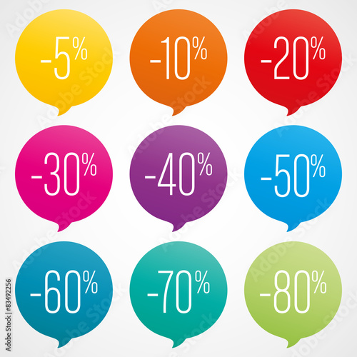 étiquettes soldes-marketing