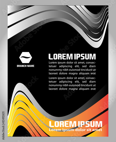 Vector Flyer, Magazine Cover & Poster Template
