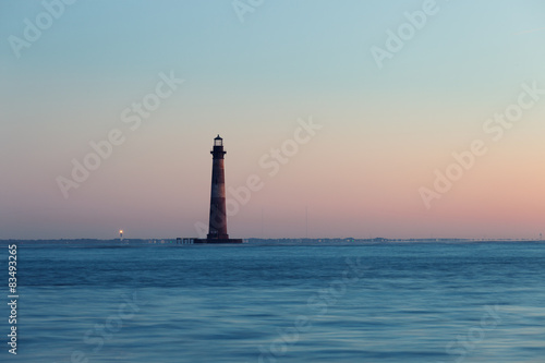Morris Island Lighthouse at sunrise