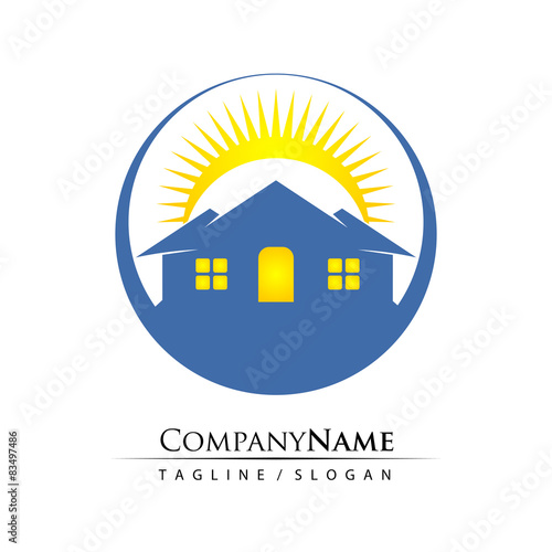 Property Real Estate logo icon vector
