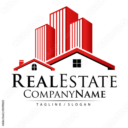 Property Real Estate logo icon vector