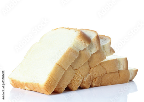 wheaten bread isolated on white background