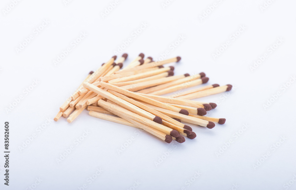 group of matches on the desk