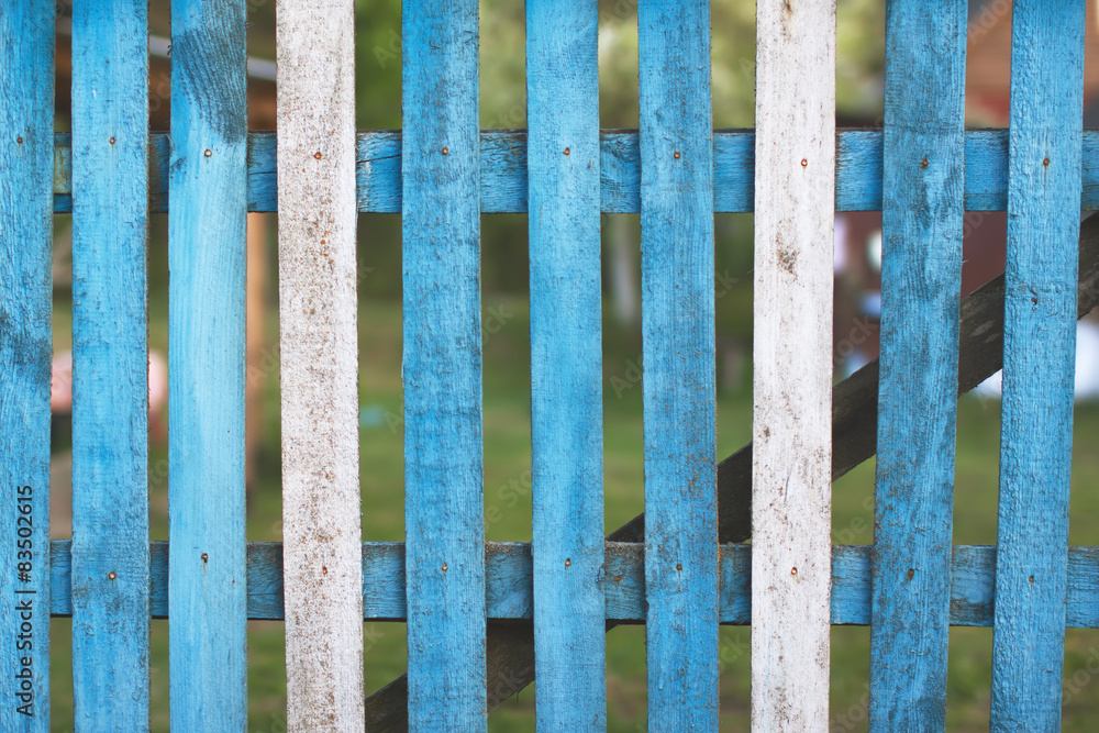 Rustic wood fence Rustic wood fence