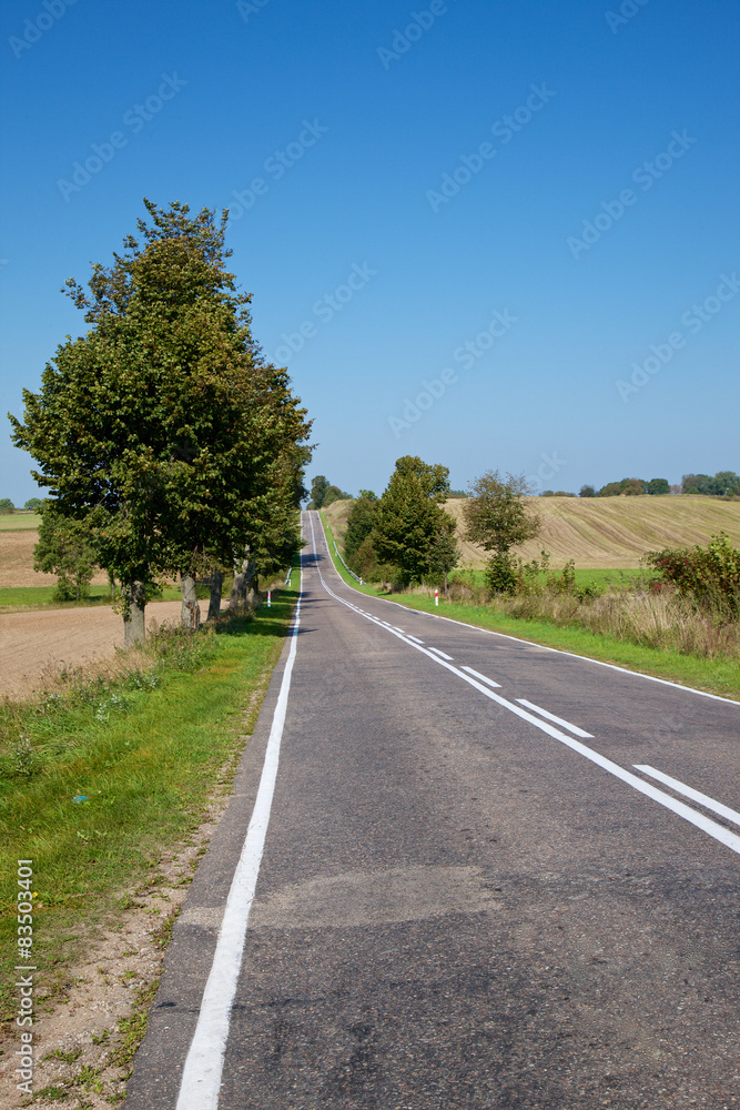 Obraz premium Country road