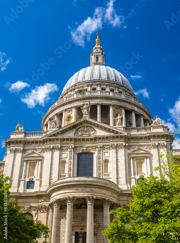 Details of St Paul's Cathedral in London - England photo