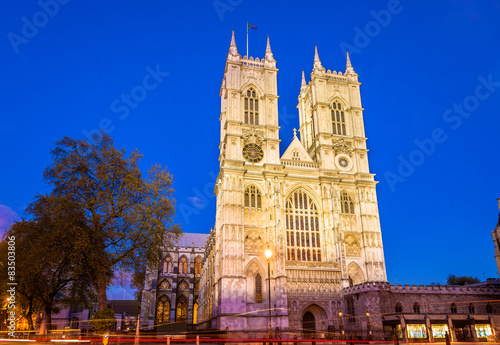 Westminster Abbey in the evening - London, England