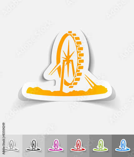 realistic design element. singapore flyer