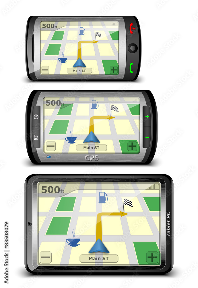 Some devices with GPS module Some devices with GPS module