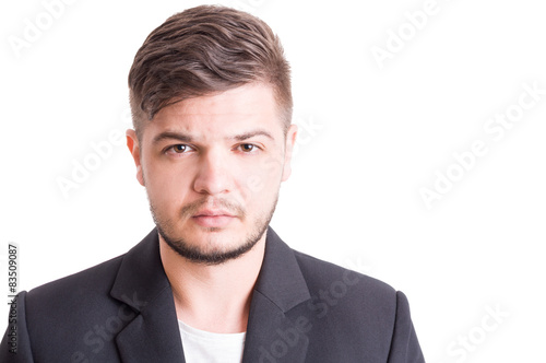 Young and modern sales man