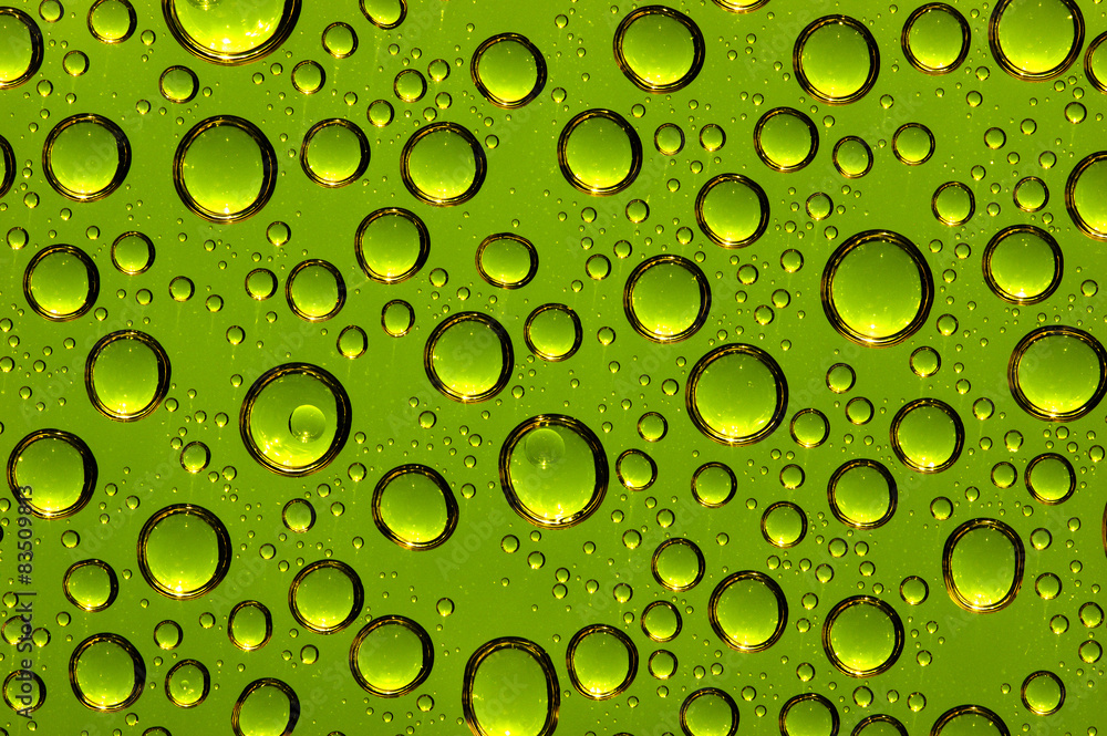  drops on glass