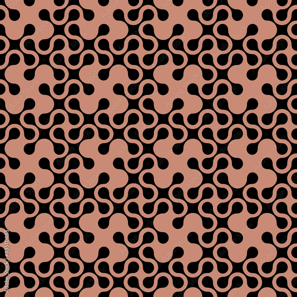 Abstract curved geometric seamless pattern Abstract curved geometric seamless pattern