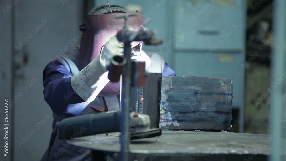 welder at work welder at work