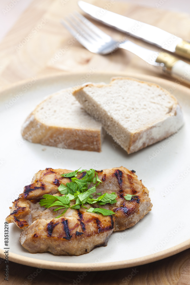 grilled pork neck in beer marinade grilled pork neck in beer marinade