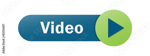 Blue and Green VIDEO vector web button