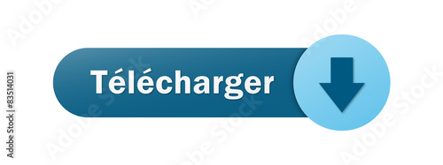 Bouton Web TELECHARGER bleu