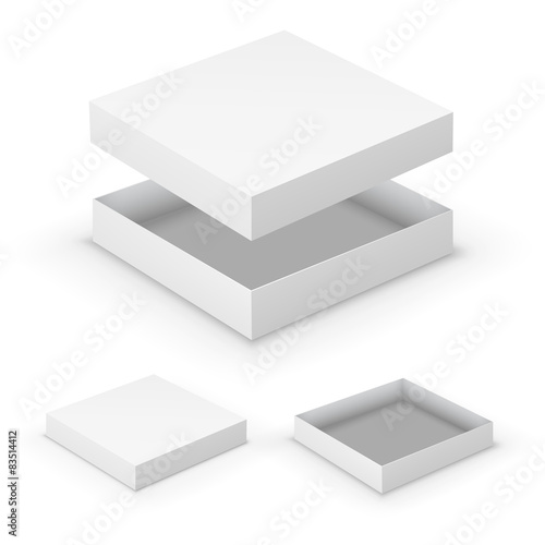 Open boxes