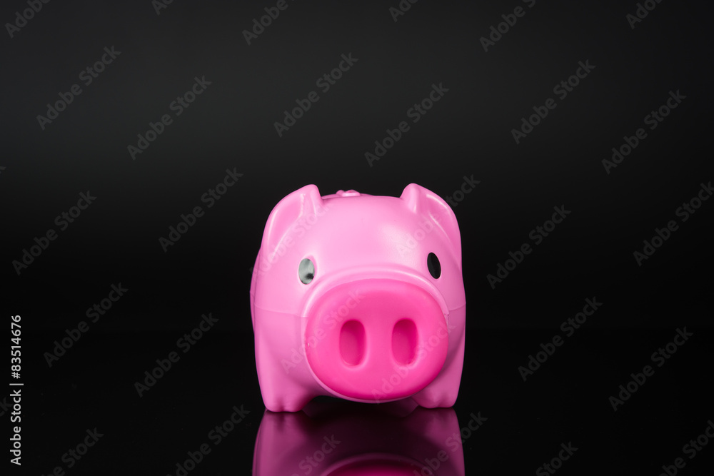 Piggy bank isolated