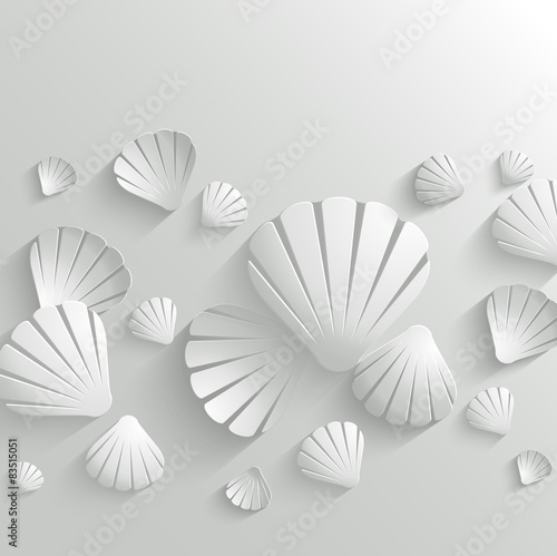 Sea shell background