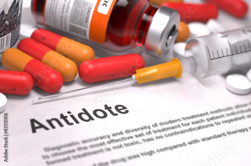 Diagnosis - Antidote. Medical Concept. 3D Render. photo